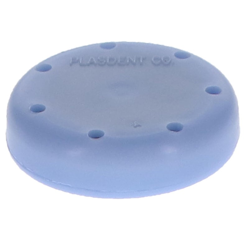Plasdent 400BSS-2PS Round Bur Block Small Baby Blue Magnetic 7 Bur Capacity - Image 2